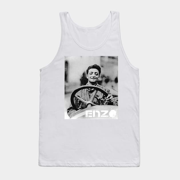 Enzo Ferrari Tank Top by 3ric-